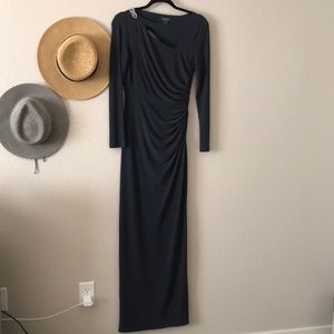 Navy gown